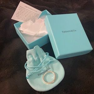 Tiffany 1837 Ring in Silver, Narrow (Size 13) *Worn twice*